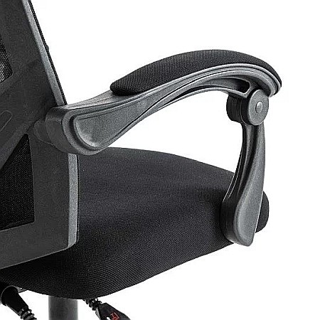Scaun birou mesh OFF434, ergonomic, rabatabil, cu tetiera, respirabil,100 kg [8]