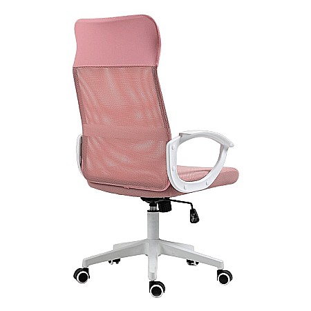 Scaun birou mesh SL Q026 roz [7]