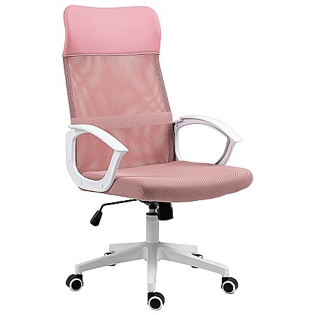 Scaun birou mesh SL Q026 roz [1]