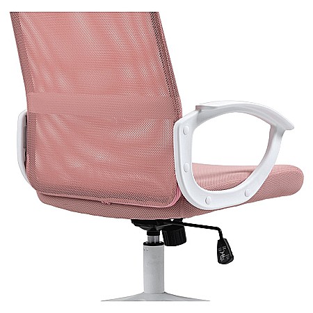 Scaun birou mesh SL Q026 roz [6]