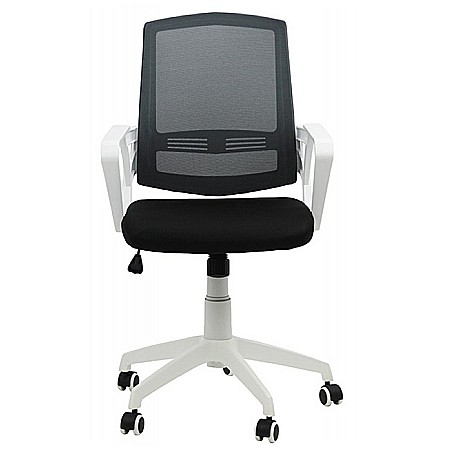 Scaun birou OFF 624, ergonomic, mesh, mecanism balans, reglabil inaltime, baza polipropilena, 90 kg, negru [1]