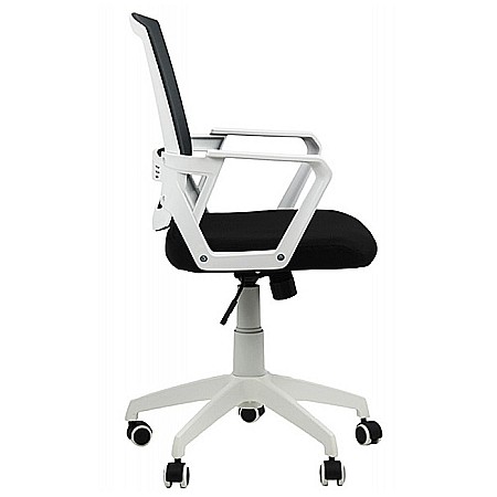 Scaun birou OFF 624, ergonomic, mesh, mecanism balans, reglabil inaltime, baza polipropilena, 90 kg, negru [2]