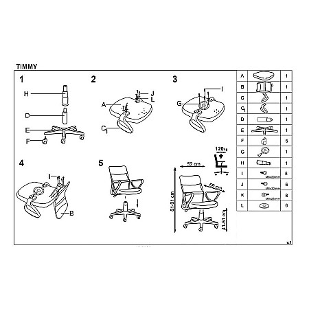 Scaun birou pentru copii cu plasa textila, HM Timmy, ergonomic, inaltime reglabila, structura polipropilena, Rotire 360 ˚, 120 kg, roz [6]