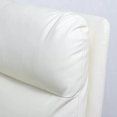 Scaun birou rotativ REL407, piele ecologica, baza polipropilena, inaltime reglabila, 120 kg [2]