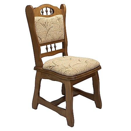 Produse - Scaun de living si bucatarie din lemn masiv fag, Euro, tapiterie stofa, 150 kg, lacuit, 95x47x42 cm, Stejar