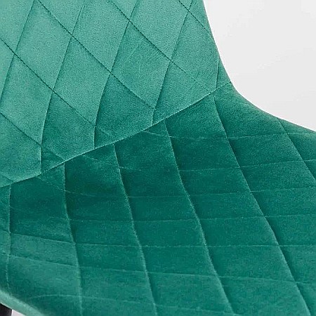 Scaun bucatarie si living BUC 209, metalic, tapitat cu catifea,100 kg, 45x40x90 cm, bej [4]