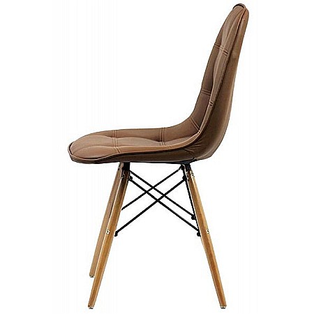 Scaun bucatarie si living BUC 232, piele ecologica, cadru lemn, 110 kg [1]