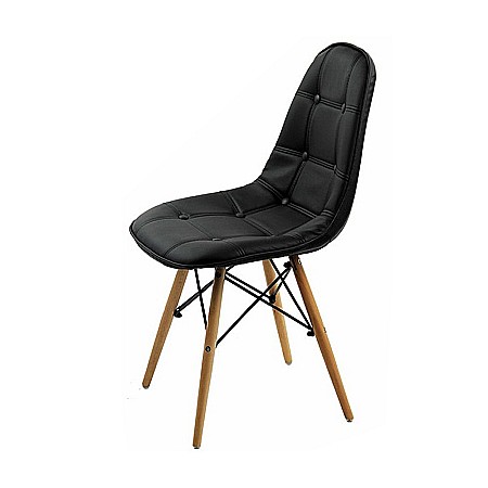 Scaun bucatarie si living BUC 232, piele ecologica, cadru lemn, 110 kg [1]