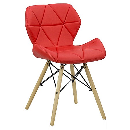 Scaune bucatarie - Scaun bucatarie si living BUC 241, ergonomic, piele ecologica, cadru lemn, 110 kg