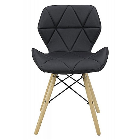 Scaun bucatarie si living BUC 241, ergonomic, piele ecologica, cadru lemn, 110 kg [1]