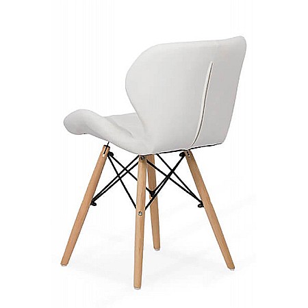 Scaun bucatarie si living BUC 241, ergonomic, piele ecologica, cadru lemn, 110 kg [1]