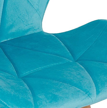 Scaun bucatarie si living BUC 241V, ergonomic, catifea, baza lemn, 110 kg [2]