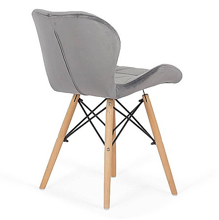 Scaun bucatarie si living BUC 241V, ergonomic, catifea, baza lemn, 110 kg [1]