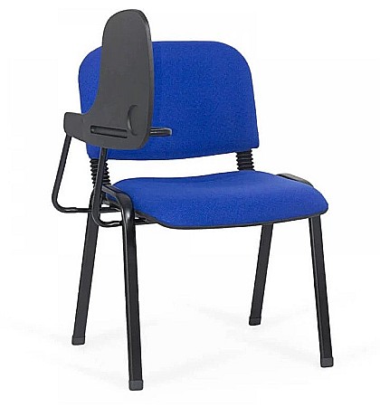 Scaun conferinta cu masuta rabatabila HRC 606, ergonomic, stofa, cadru metalic, 120 kg [2]