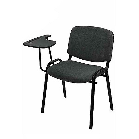 Scaun conferinta cu masuta rabatabila HRC 606, ergonomic, stofa, cadru metalic, 120 kg [2]