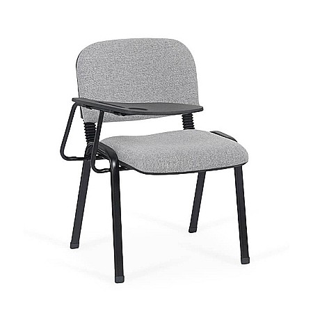 Scaune conferinta - Scaun conferinta cu masuta rabatabila HRC 606, ergonomic, stofa, cadru metalic, 120 kg