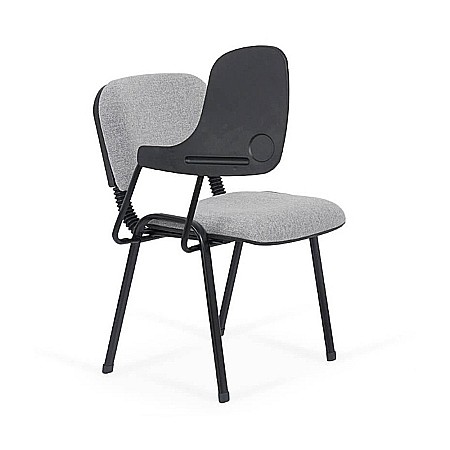 Scaun conferinta cu masuta rabatabila HRC 606, ergonomic, stofa, cadru metalic, 120 kg [2]