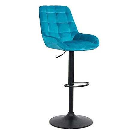 Scaun de bar ABS 145, ergonomic, catifea, suport picioare, inaltime reglabila, 100 kg [1]