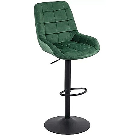 Scaun de bar ABS 145, ergonomic, catifea, suport picioare, inaltime reglabila, 100 kg [1]