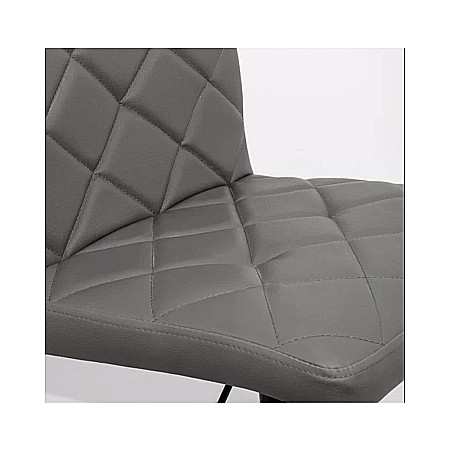 Scaun de bar ABS 147, cu spatar, piele ecologica, suport picioare, cadru metalic, rotativ, 100 kg [3]