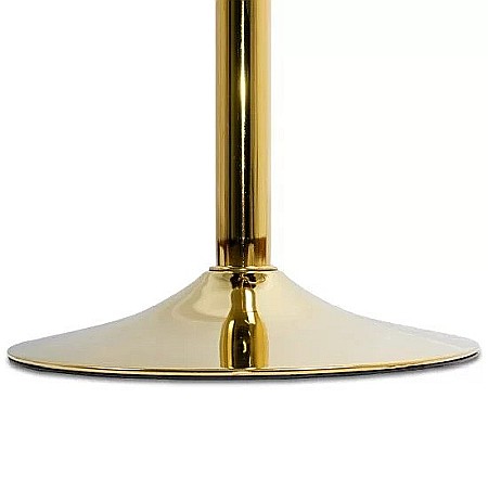 Scaun de bar ABS118, catifea, suport picioare, metal cromat auriu, rotatie 360 grade, 100 kg [5]