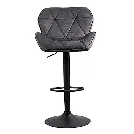 Scaun de bar ABS149, ergonomic, confortabil, catifea, suport picioare, rotatie 360 grade, 100 kg [3]