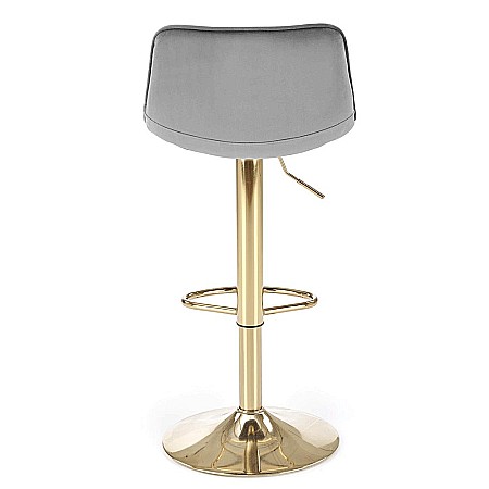 Scaun de bar HM H120 velvet Gri [10]