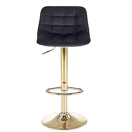 Scaun de bar HM H120 velvet Negru [9]
