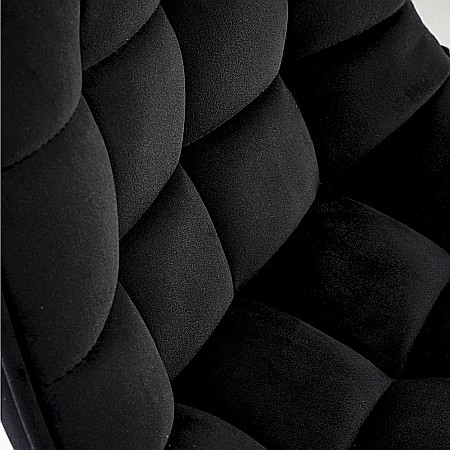 Scaun de bar HM H120 velvet Negru [7]
