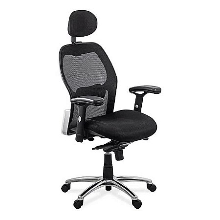 Scaun de birou ergonomic multifunctional SYYT 9513, suport lombar reglabil, mesh, cotiere reglabile, 150 kg [0]