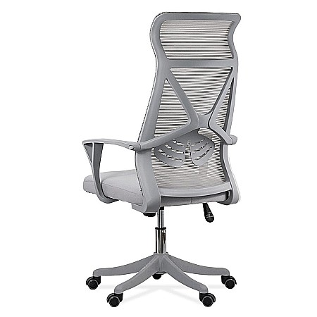 Scaune cu mesh - Scaun de birou ergonomic OFF 431, mesh, suport lombar, mecanism de inclinare, roti gumate, cadru polipropilena, 100 kg