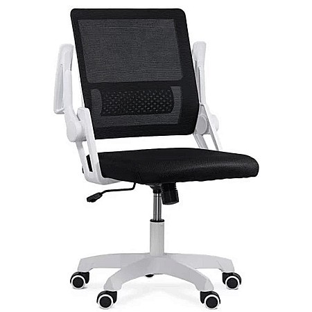 Scaun de birou ergonomic OFF 6261, mesh, cotiere rabatabile, inaltime reglabila, baza polipropilena, 80 kg [3]