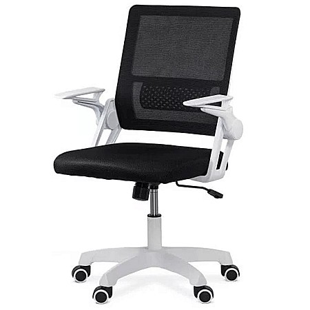 Scaun de birou ergonomic OFF 6261, mesh, cotiere rabatabile, inaltime reglabila, baza polipropilena, 80 kg [1]