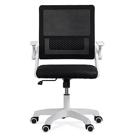 Scaun de birou ergonomic OFF 6261, mesh, cotiere rabatabile, inaltime reglabila, baza polipropilena, 80 kg [5]