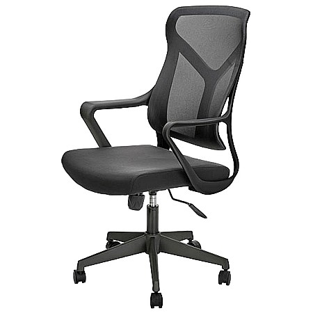 Scaune cu mesh - Scaun de birou HM Santo negru