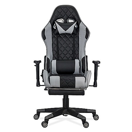 Scaune Gaming - Scaun de birou OFF 307, gaming, spatar rabatabil, cotiere reglabile, mecanism de balans, 110 kg