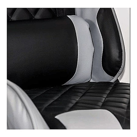 Scaun de birou OFF 307, gaming, spatar rabatabil, cotiere reglabile, mecanism de balans, 110 kg [2]