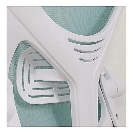 Scaun de birou OFF 336, mesh, suport lombar, tetiera ajustabila, cotiere reglabile, 100 kg [5]