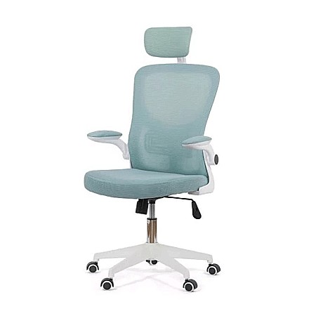 Scaune birou - Scaun de birou OFF 336, mesh, suport lombar, tetiera ajustabila, cotiere reglabile, 100 kg