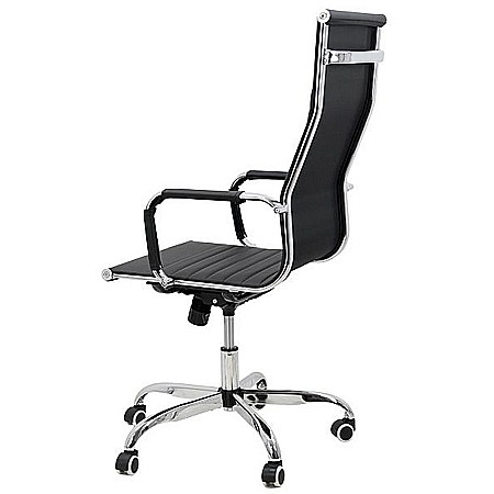 Scaun de birou OFF 802M, ergonomic, spatar inalt, mecanism balans, roti gumate, 100 kg [2]