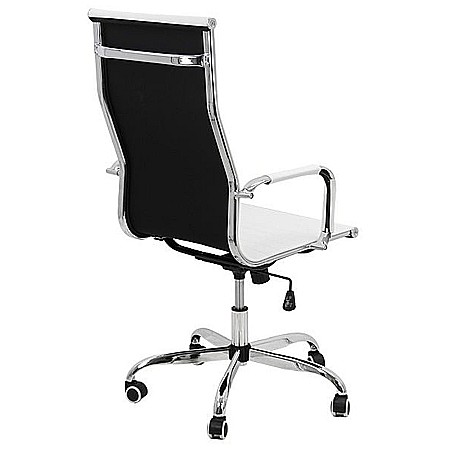 Scaun de birou OFF 802M, ergonomic, spatar inalt, mecanism balans, roti gumate, 100 kg [1]