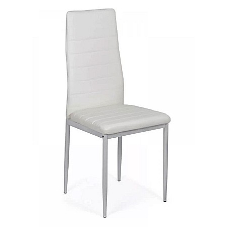Scaune - Scaun de bucatarie BUC 263, cadru metalic, piele ecologica, spatar inalt, 120 kg