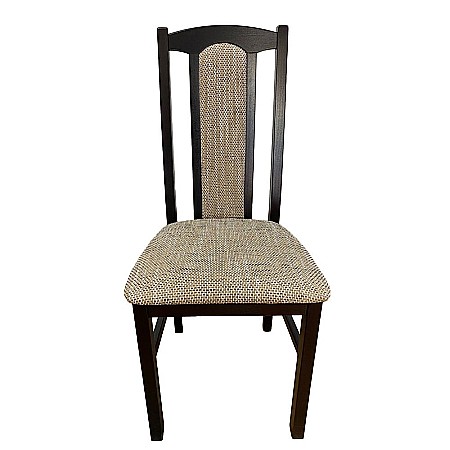 Scaun de living si bucatarie, DM7 Boston, din lemn masiv fag, tapiterie stofa, 120 kg, 96x43x40 cm, Wenge [1]