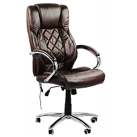 Scaun directorial cu masaj OFF 933, cu 5 programe, 2 nivele intensitate, reglabil pe inaltime, 120 kg [1]