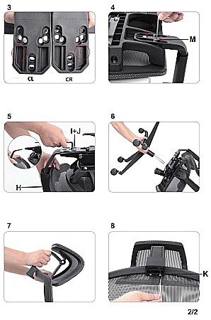 Scaun directorial cu tetiera HM Goliat [9]