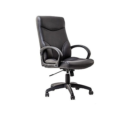 Scaune directoriale - Scaun directorial ergonomic Stilo negru
