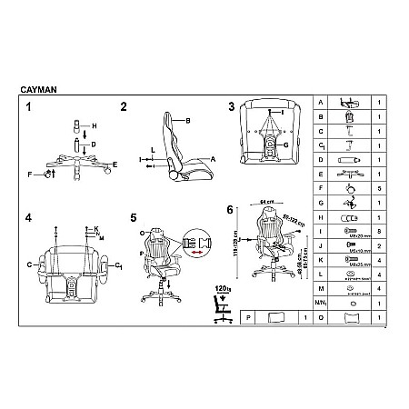Scaun directorial gaming HM Cayman, mecanism de balans, suport lombar, perne reglabile, cadru polipropilena, 120 kg, gri/turcoaz [9]