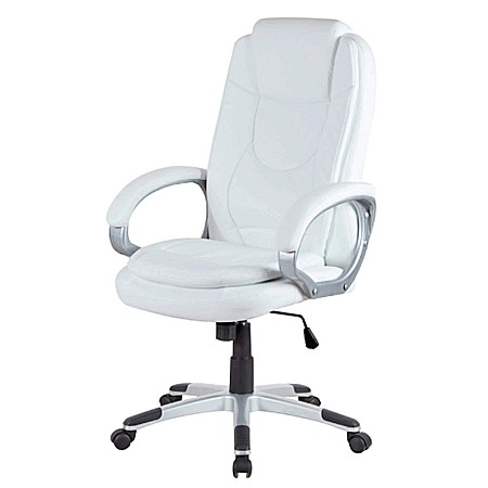 Scaun directorial GN27, piele ecologica, polipropilena, mecanism balans, 95 kg, maro [1]