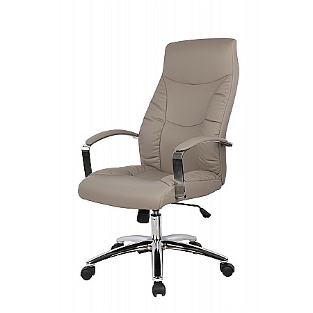 Scaun directorial GN62, piele ecologica, baza cromata, balans, inaltime ajustabila, rotativ, 120 kg [1]