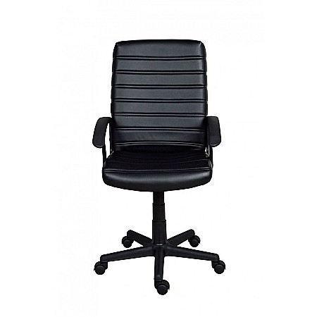 Scaun directorial GN72, piele ecologica, inaltime reglabila, 100 kg, negru [1]